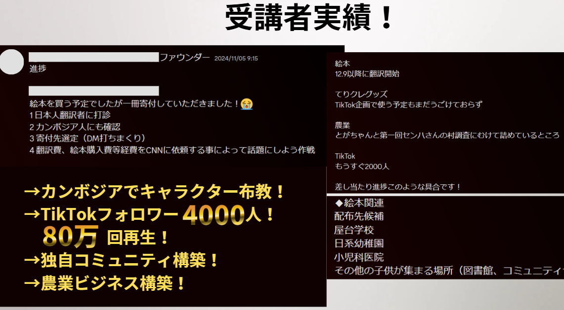 クライアント実績2 - TikTokフォロワー4000人増加